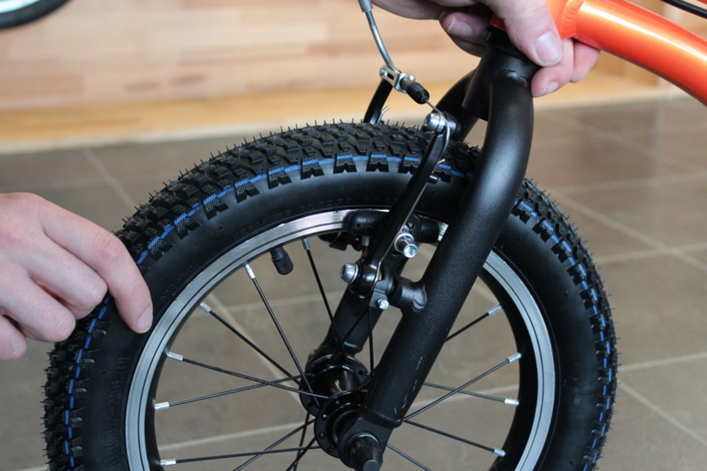 Checking the Foxie 16 rim brakes